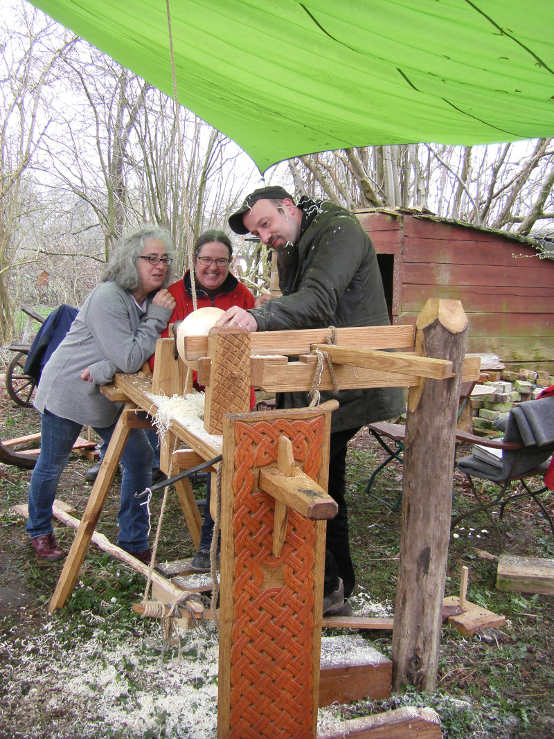 Holzbearbeitungsworkshop bei Axel Schulz